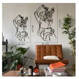 WALLXPERT dekorativni metalni zidni pribor coffee girl line art APT744 l | ePonuda.com