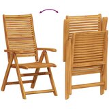  Vrtni set za objed 9 kom. Smeđa Čvrsto drvo akacije 180 x 90 x 75 cm | shoptok.hr