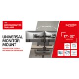 Superior Stolni nosač za 2 LCD monitora, 17" - 32" - Nosač za dva LCD monitora | shoptok.hr