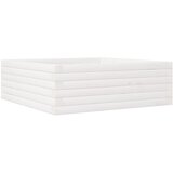 Maison Chic Vrtno cvetlično korito - Cvetlični Lonec belo 70x70x23 cm trdna borovina, (21790475) Cene