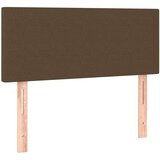 S oprugama i madracem tamnosmeđi 90 x 200 cm od tkanine | shoptok.hr