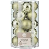  kuglice za božićno drvce house of seasons (svijetlo zelena, staklo, 20 kom., promjer: 4 cm) | shoptok.hr