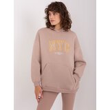 FANCY Sweatshirt-FA-BL-8808.95-dark beige | Shoptok.si