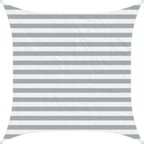  Sončno platno Svetlo siva in bela. 2 x 2 m, (5000241201) | Shoptok.si