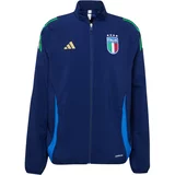 Adidas Športna jakna 'Italy Tiro 24' modra / cijansko modra / rumena