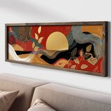 WALLXPERT LAC039-150 Multicolor Decorative Framed MDF Painting | Eponuda.com