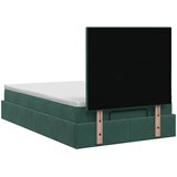  Podesivi krevet s madracem Tamnozelena 120 x 190 cm Baršun | shoptok.hr