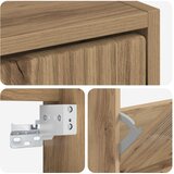 Ormar za cipele na zidu HOORN 71 x 17 x 43 cm Konstruirano drvo | shoptok.hr
