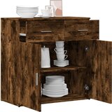 Komoda boja dimljenog hrasta 79x38x80 cm konstruirano drvo | Eponuda.com
