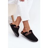 Boto Women's slippers with sheep fur style Black Lorivine Cijene