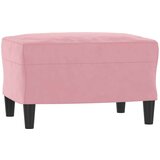  Trosed s stolčkom za noge roza 180 cm žamet | Shoptok.si