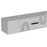 Hanah home TV komoda Kodaks L2, 150x33,2x29,6 cm, Bijela | Eponuda.ba