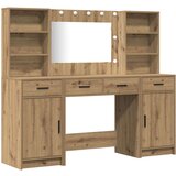  3-delni komplet toaletne mizice iz umetnega hrasta, (22055014) | Shoptok.si