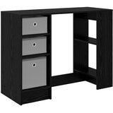  Stol s ladicama Crni hrast 100 x 40 x 75 cm Konstruirano drvo | Eponuda.com
