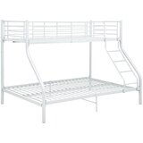 The Living Store Posteljni okvir pograd bel kovinski 140x200/90x200 cm - Pograd, (21523775) | Shoptok.si