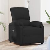  Električni naslonjač od tkanine crni | shoptok.hr