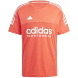 Adidas Funkcionalna majica rdeča / bela
