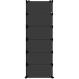  Stalak za cipele crni 94,5 x 36,5 x 106 cm PP | shoptok.hr