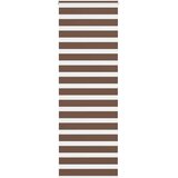 Zebra zavjesa Smeđa 80x200 cm Širina tkanine 75,9 cm Poliester | shoptok.hr