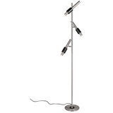 Trio Select Črna/v srebrni barvi LED stoječa svetilka (višina 150 cm) Ikaris – | Shoptok.si