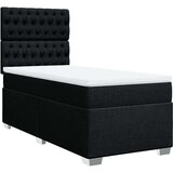 vidaXL Box spring krevet s madracem crni 90x190 cm od tkanine | shoptok.hr