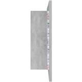 vidaXL LED kupaonski ormarić s ogledalom siva boja betona 80x12x45 cm | shoptok.hr
