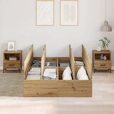  Krevet za pohranu Artisan Hrast 120x190 cm | shoptok.hr