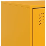  Noćni ormarići 2 kom žuti 34,5 x 39 x 44 cm čelični | shoptok.hr