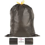  Vreće za smeće s vezicama 250 kom crne 35 L | shoptok.hr
