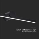  LED osvetljenje za kupatilo za ogledalo LED/10W/230V 3000K IP65 crno | Eponuda.com