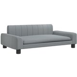 Maison Chic Otroški kavč - Otroški divan - Otroški sedež svetlo siv 90x53x30 cm blago, (21729640) Cene