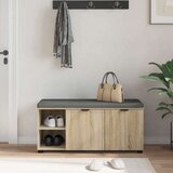 Haldna klop z blazino Enobarvno Sonoma hrast 100 x 38 x 46 cm, (5000160680) | Shoptok.si