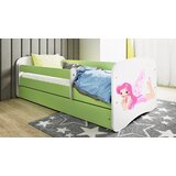 HAPPYKIDS Dječji krevet Dreamy vila 2 180x80 sa madracem bez ladice Zelena | shoptok.hr