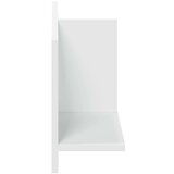  Stenska omarica 70x16,5x30 cm bela inženirski les | Shoptok.si