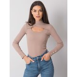 BASIC Feel Good Blouse-RV-BZ-7259.20-dark beige | Shoptok.si