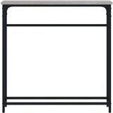  Konzolni stol siva boja hrasta 75x19 5x75 cm konstruirano drvo | shoptok.hr