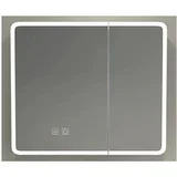LED kupatilski ormarić sa ogledalom i pozadinskim osvetljenjem BRONTE DOUBLE 60x75 cm