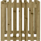  Vrtna sadilica s izgledom ograde 70 x 70 x 70 cm od borovine | Eponuda.com