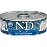 Ocean Cat Kitten tuna, trska, škampi in buča 70 g konzerva