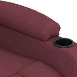  Masažna fotelja od tkanine crvena boja vina | shoptok.hr