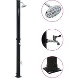 vidaXL Solarni tuš crni 220 cm 20 L | shoptok.hr