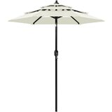 The Living Store Senčnik aluminij peščen 2 m - Senčnik Senčniki, (21749866) | Shoptok.si