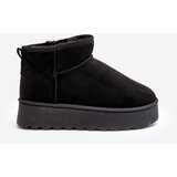 Boto Women's Snow Boots On Platform Lined With Fur Black Xamella | Eponuda.ba