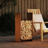  stojalo za drva 40x30x80 cm vremensko odporno jeklo | Shoptok.si