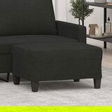 vidaXL Tabure crni 70 x 55 x 41 cm od tkanine | shoptok.hr