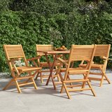  Sklopive vrtne stolice 4 kom 55x62x90 cm od masivne tikovine | shoptok.hr
