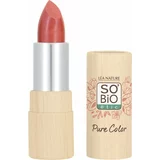 SO’BiO étic Pure Color rdečilo za ustnice svilnato-mat - 10 Corail lumière