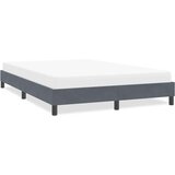 vidaXL Okvir kreveta bez madraca tamno sivi 160x220 cm baršun | shoptok.hr