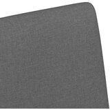 vidaXL Jedilni stoli s kolesom 2 pcs Temno siva 57 x 66 x 94 cm blago | Shoptok.si