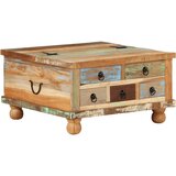 vidaXL Klubska mizica iz predelanega lesa 70x70x38 cm Cene